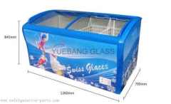 Chest Freezer ABS injection frame glass door