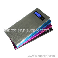 Ultra-thin Aluminum-alloy Power Bank with LCD Display 8000mAh