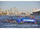 Commercial Advertising Cylinder Inflatable Buoys For Water Triathlons