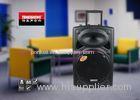 15Inch Trolley Portable Battery Powered Speakers / Powered DJ Speakers