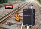 Powered Portable Trolley Speakers Box Connecting Guitar Laptop