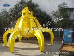 Electro-hydraulic orange peel grab li