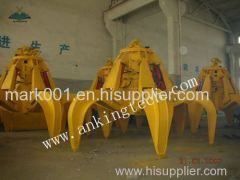 Electro-hydraulic orange peel grab li