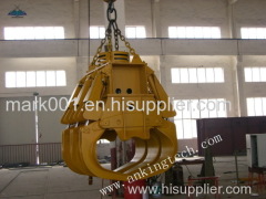 Electro hydraulic clamshell grab