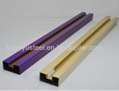 Fashionable stainless steel manufactury colored tube for guardrail