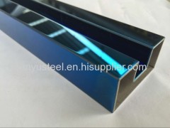 316 square colorful single slot pipe use for swimming pool