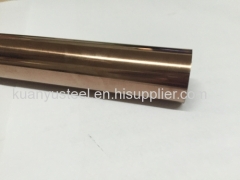 Hollow 304 colorful round metal stainless steel pipe 25.4*2.0mm