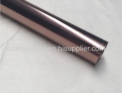 Hollow 304 colorful round metal stainless steel pipe 25.4*2.0mm