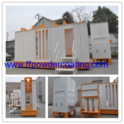 Multi Cyclone Electrostatic Powder Spray Coating Booth