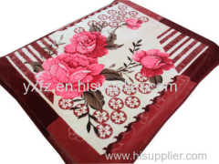 raschel blanket used for bedding