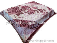 bedding blanket raschel soft