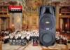 Double 15 Inch Battery Powered PA Speaker System Remote Control