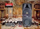 Double 15 Inch Battery Powered PA Speaker System Remote Control