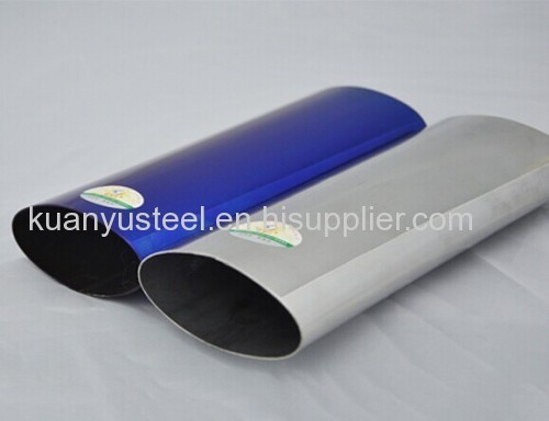 High quality low price 304 coloured stainless steel thin walled tubes manufactury