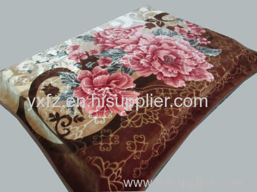 embossing bedding blanket soft