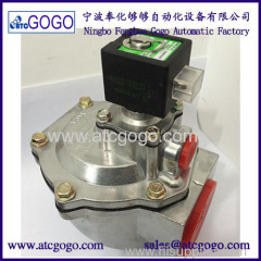 ASCO type 2 inch right angle pulse diaphragm valve Aluminum alloy solenoid valve