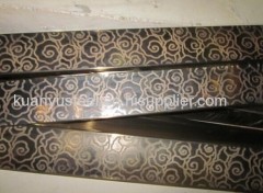 Manufacture supplying etched color 300 series grade stainless steel pipe