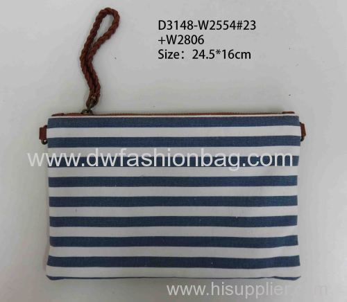 PU & Canvas ladies fashion bag