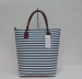 Fashion stripe ladies bag