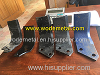 Rotary plough blade rotavator blade