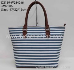 Ladies canvas fabric hand bag