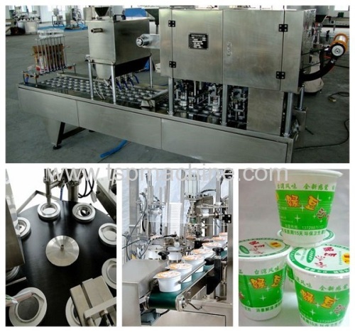 Automatic water cup filling and sealing machine
