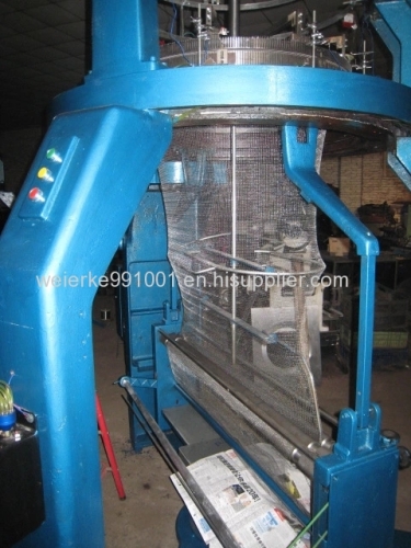 2.0m width hexagonal automatic weaving wire mesh machine