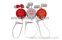 BP-F39A105-BL Retractable cancelling in ear headphones