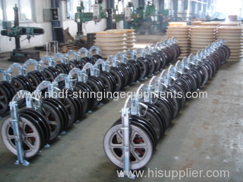 Three Bundled Conductors Pulley Blocks with good quality wheels