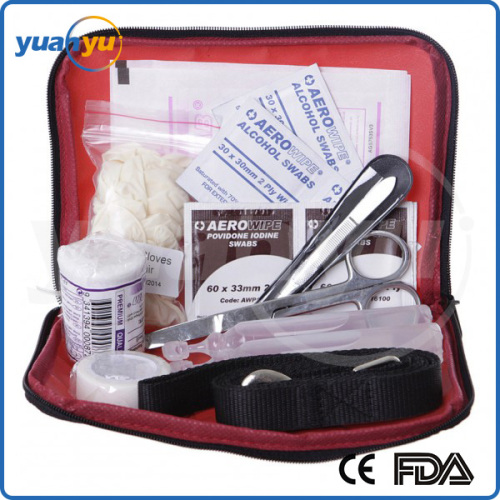 2016 wholesale 20 pieces Emergency dog pet first aid kit with CE ISO FDA approved