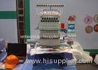 Hat / Finished Garments Single Head Cap Embroidery Machine Low Noise / Less Vibration