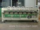 Flat Bed / Finished Garments / Cap Embroidery Machine 6 Head With Automatic Thread Trimmer
