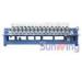 9 Needle 15 Head Flat Embroidery Machine For Shoes / T - Shirts