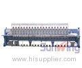 20 Head Flat / Chenille Embroidery Machine For Hats And Shirts