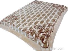 Raschel Embossing Blanket Used In Bed