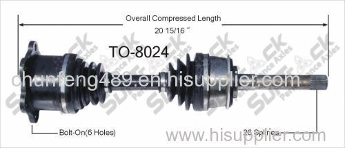 drive shahft toyota pick up 4-runner 43430-35022