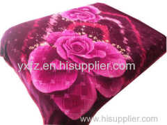 flower designed bedding blanket
