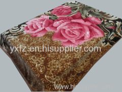 different color flower bedding blanket