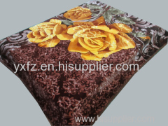 different color flower bedding blanket