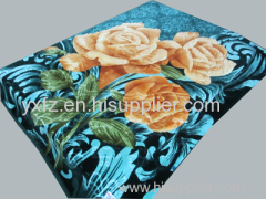 different color flower bedding blanket