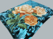 different color flower bedding blanket