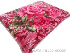 different color flower bedding blanket