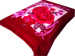 Rose Red model bedding blanket