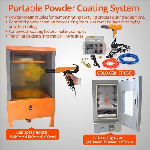 SmallTesting Batch Powder Painting Machine