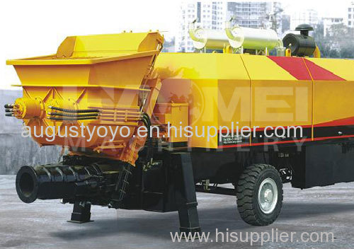 Hot Sale Mounted Truck Concrete Pump 90m3 hydraumatic