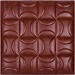 3D leather wall panel