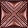 Pop design building materials for house 3D leather wall panel