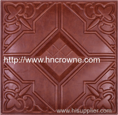 The best restaurant ceiling decoration design of 3D leather wall panel