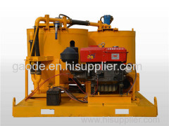 Diesel hydraulic grout plant