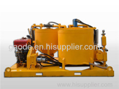 Diesel hydraulic grout plant